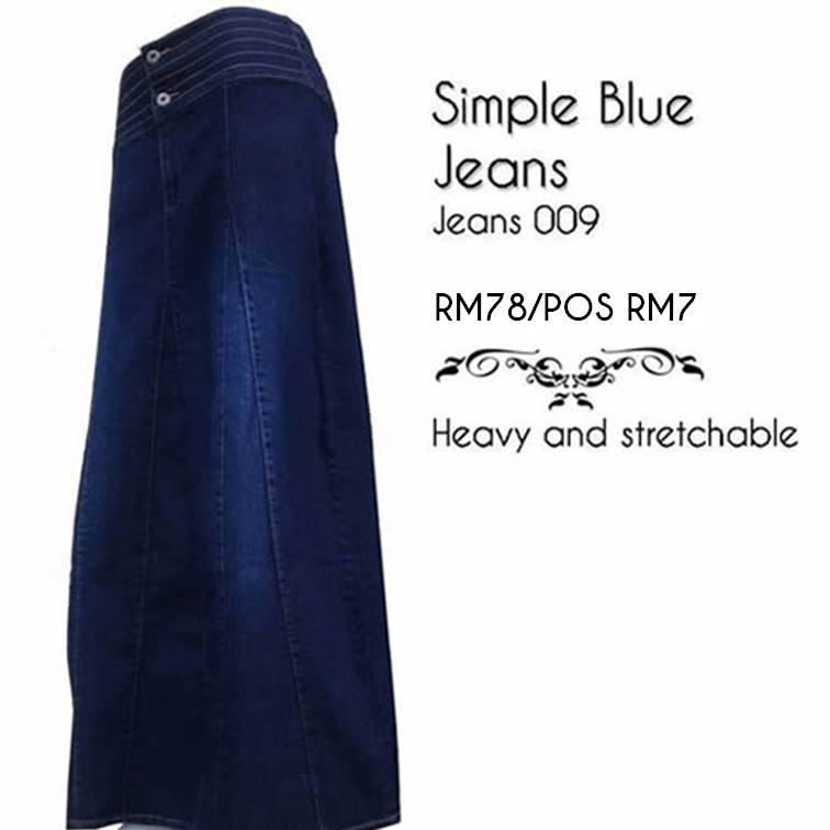 Simple Blue Jeans J-09 | Rushfa Corner