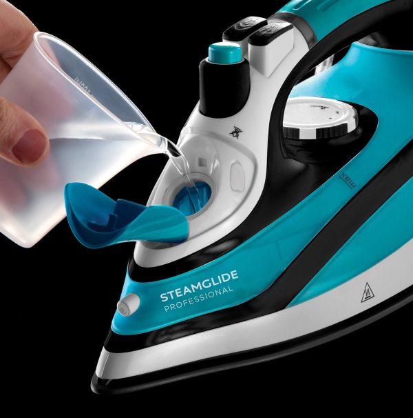 Russell Hobbs 21370 Steamglide Professional Iron, 2600 W - Blue and Black - Image 3