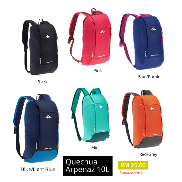 quechua bag blue